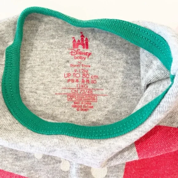 Minnie Mouse 9-12M Long Sleeve Pajama Set - Picture 3 of 6